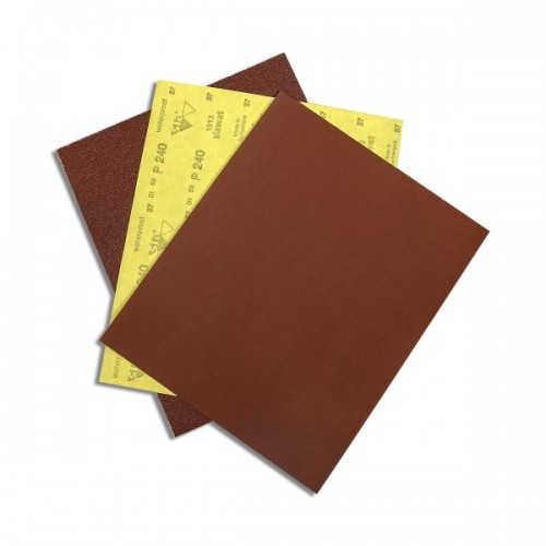 Шлифовальная бумага бумажн. основа Р080 230х280мм  водостойк.