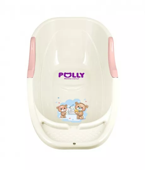 Ванночка детская для купания POLLY с апликацией 4262/ 52130