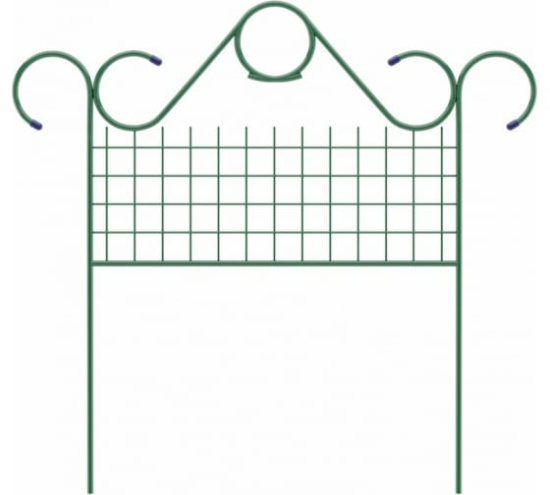 Заборчик садово-парковый "Классический", 0,7 х 0,9см,  (65042)