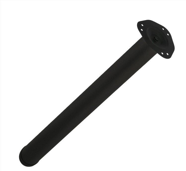 Опора регулируемая для стола 710/60 матовый черный  ( площадка сталь) 6720