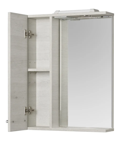 Шкаф зеркало AQUATON Ронда 55 дуб сонома 41176