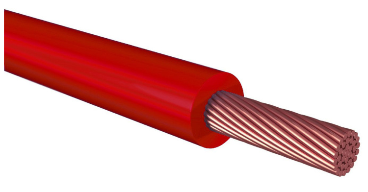 Провод ПВ-3 (ПуГВ)  2,5 красный ГОСТ