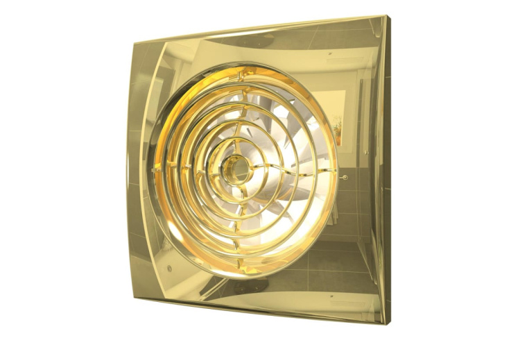 Вентил. осевой вытяжной с обрат. клап.D125 AURA 5C Gold