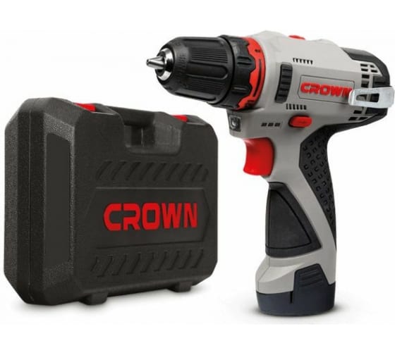 Дрель аккум.СТ21072HX-2BMC/12 B/30Hm/2ач*2LI/БЗП 10.8-10мм CROWN
