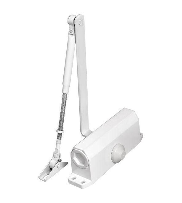 Доводчик дверной DCTR50-100 TDR-100) белый 43827