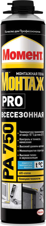 Пена монтажная МОМЕНТ PRO всесезонная 750 мл. (1934324)