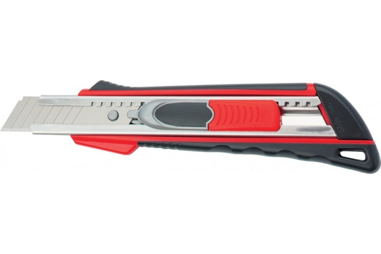 Нож 18мм. выдв. лезвие "QUICK BLADE", эргон.двухкомп.рукоятка//MATRIX (78936)