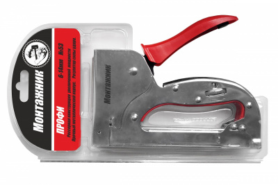 Степлер для скоб 4-14мм металлич. Монтажник 600303