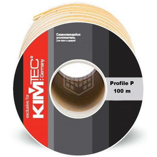 Уплотнитель "D" 9х6мм  *100м KimTec (Коричневый)