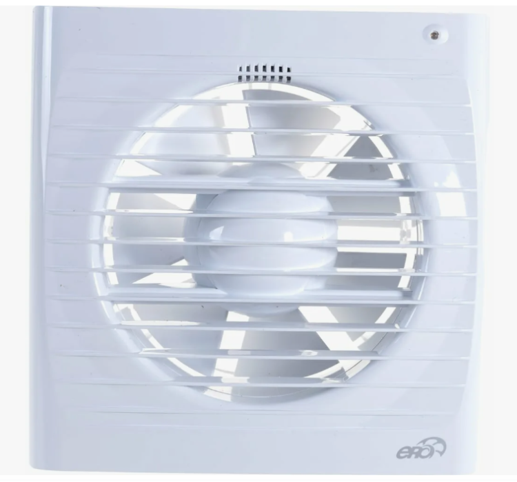 Вентилятор накладной STANDART 4S С с сеткой и обратным клапаном D100 ЭРА