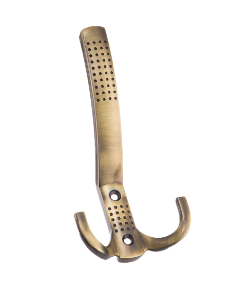 Крючок 3-х рожковый антитчная бронза точки 8514