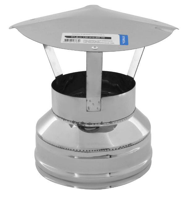 Оголовок DN180*280 0,5/430 FeFlues 23096