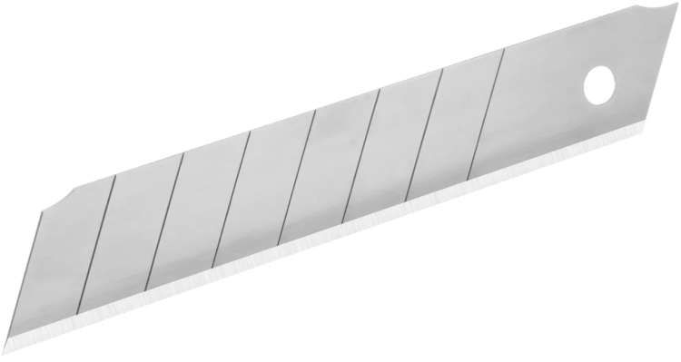 Лезвия для ножа сегмент. 9мм. в пластик.боксе ЦИ 1528