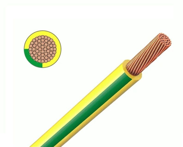 Провод ПВ-3 (ПуГВ) 16 желто-зеленый ГОСТ