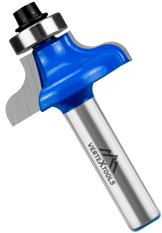 Фреза кромочная калевочная с подшипн. Vertextools 12,7мм хв.8мм 3516-081230