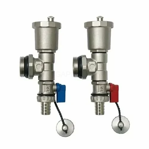 Воздухоотводчик автом.+сбросник для коллекторной группы Vieir VR1108 (комплект)