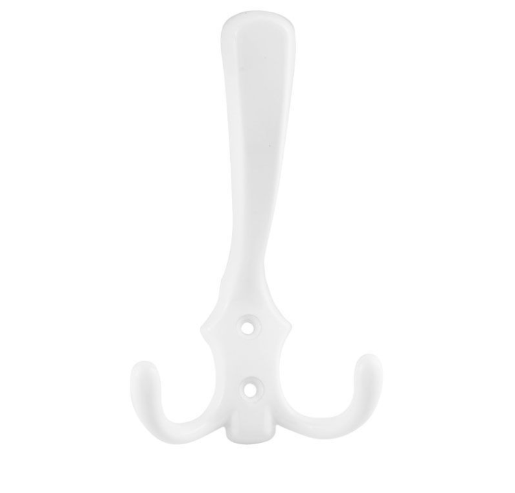 Крючок-вешалка №9 пол.белый 