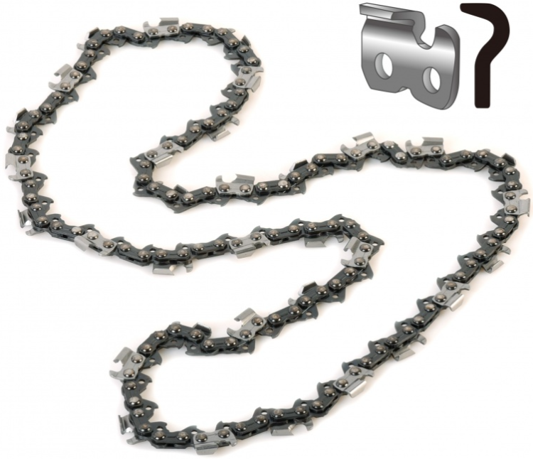 Цепь Sturm SC32513CST-72, 72 звена 0,050", шаг 0,325" квадратный хромир., каленый зуб 