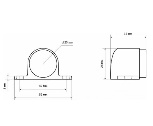 Ограничитель напольный (пушка) 8501 СР хром 11097