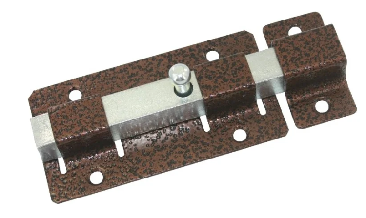 Задвижка дверная ЗД-06 пол.медь 