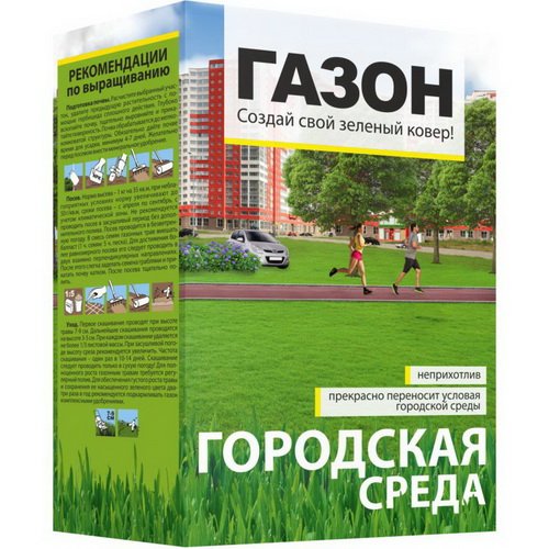 Трава газонная "Городская среда" 1кг 23846