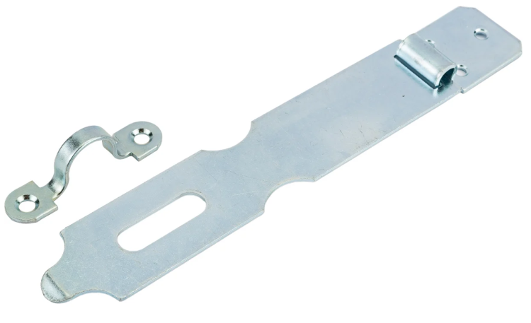 Накладка амбарная НДА цинк L-180мм