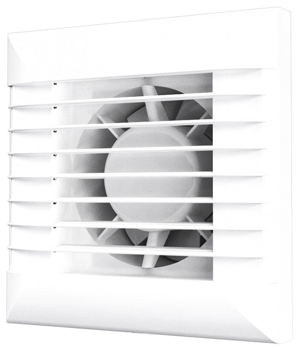 Вентил. осевой вытяж. с авто.жал. D125 ЭРА EURO 5A