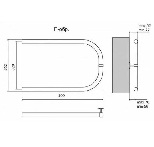 ПСШ П-образный 320*500 1" 