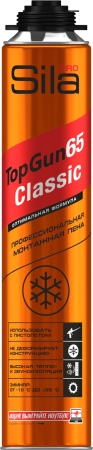Пена монтажная Sila PRO TopGun 65 CLASSIC профессиональная зимняя 800мл