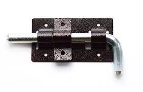 Задвижка дверная ЗД-03 пол.бронза 