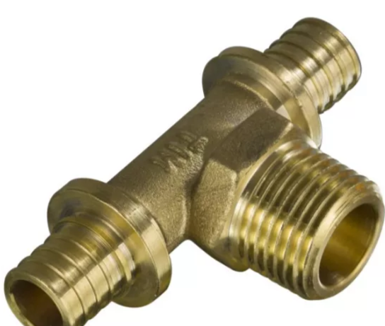 Тройник аксиальный 20-2.8*1/2M*20 (Наружняя резьба) H-T2002M