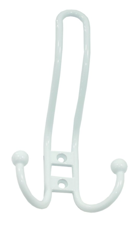 Крючок-вешалка №12 пол. белый 25442