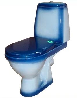 Унитаз компакт Премьер синий 92242