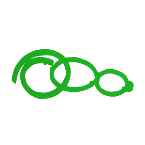 Крепление для подвязки растений кольцо-фиксатор-цепочка  GREEN APPLE GPCR-2