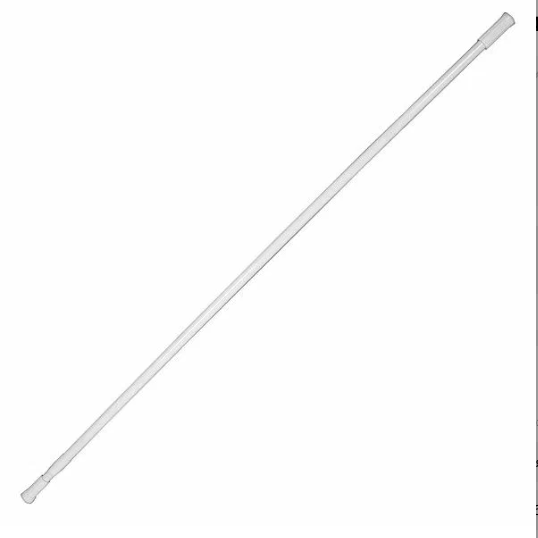 Карниз для ванной крашенный металл (белый) 140-260мм (10030001)