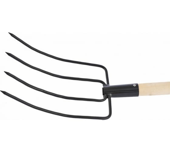 Вилы 4-х рог.сенные 210х310 с черенком//Сибртех (63807)