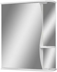 Шкаф зеркальный Домино Волна Айсберг 1-50 левый 129375