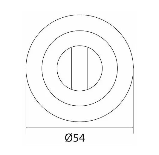 Завертка сантехническая BK-AL CP TRODOS (хром/хром) 204318