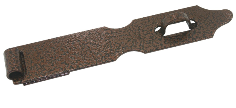 Накладка амбарная НДА пол.медь L-180мм