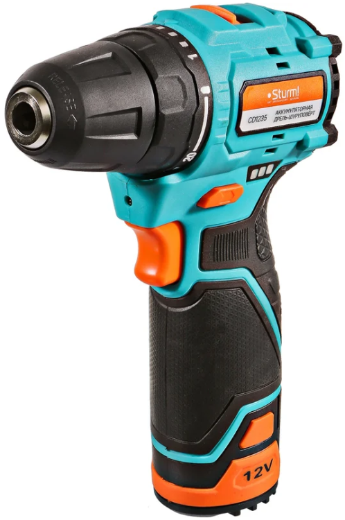 Дрель акк.Sturm! CD1235 , 12В, 1х2,0Ач, TYPE-C картон