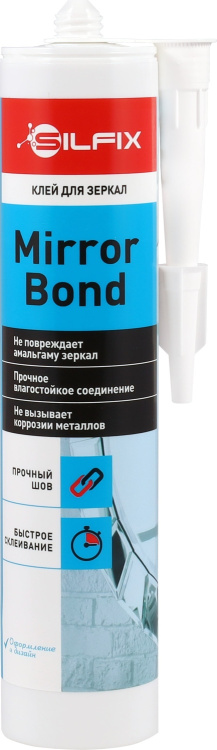 Клей для зеркал SILFIX MIRROR Bond бежевый 290мл