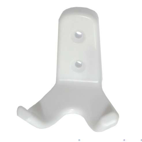 Крючок-вешалка №56 пластмасса белый Кунгур 1/50