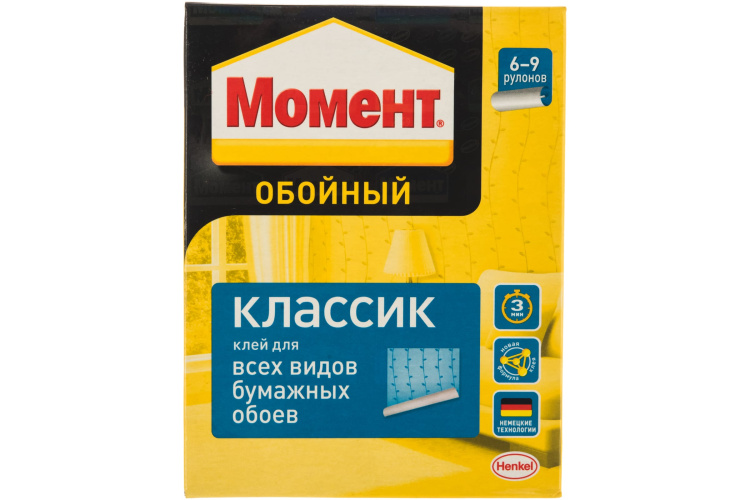 Клей обойный МОМЕНТ Классик, 200г. (761780)