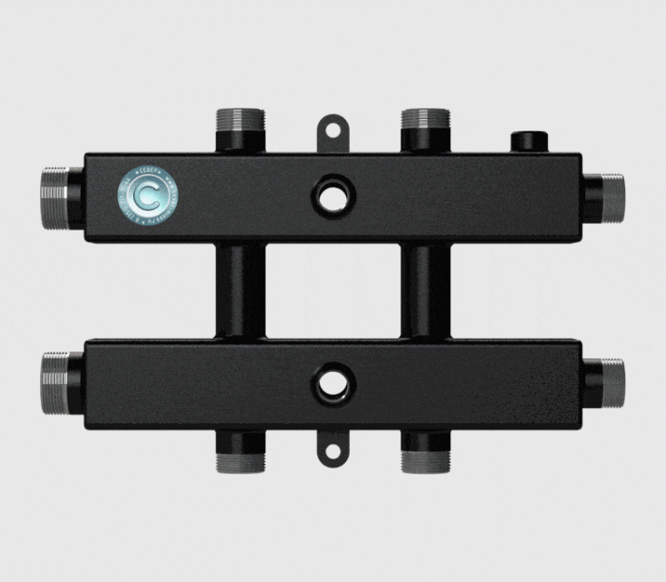 Коллектор комбинированный СЕВЕР-КМ3 черный