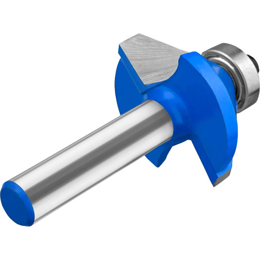 Фреза кромочная конусная с подшипн. Vertextools хв.8мм 3520-081230