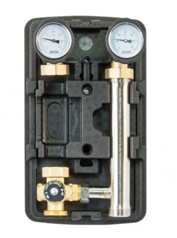 Насосная группа с термостатическим смесителем 30-60°С 1" без насоса Zota 