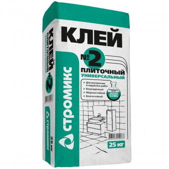 Клей плиточный СТРОМИКС №2 25кг