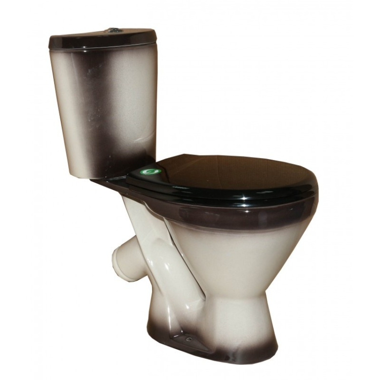 Унитаз компакт Элегант (черн.декор) (КБШВ)