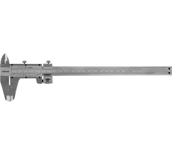 Штангенциркуль 200 мм с глубиномером Sturm! 2030-01-200