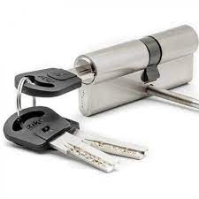 Цилиндр латунный 45*50 SN-5С/I ключ-ключ (мет.перф), никель Rico (#15-13)